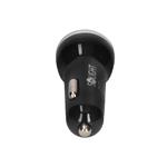 Solight nabíjačka USB, adaptér do auta 2x USB, 12 - 24V DC, čierna