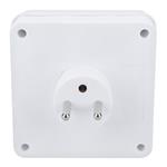 Solight P108, rozbočovač, 4 x 10A, biely
