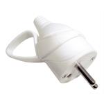 Solight P52, zástrčka priama s úchytom 230V biela