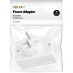 Solight P81, rozbočka, roztrojka 230V biela