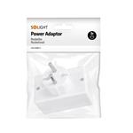 Solight P81, rozbočka, roztrojka 230V biela