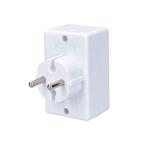 Solight P81 rozbočka, roztrojka 230V biela