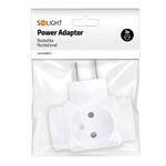 Solight P91, elektrická rozdvojka 230V, 3x 10A, biela