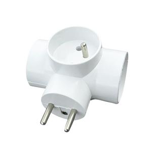 Solight P91, elektrická rozdvojka 230V, 3x 10A, biela