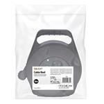 Solight PB21, predlžovací kábel 230V 4x zásuvka 10,0m na navíjacom bubne čierny