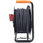 Solight PB40, predlžovací prívod - na bubne, zásuvky 400V + 230V, 25m kábel guma-neopren 5x1,5mm2, IP44