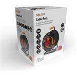 Solight PB40, predlžovací prívod - na bubne, zásuvky 400V + 230V, 25m kábel guma-neopren 5x1,5mm2, IP44