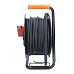 Solight PB40, predlžovací prívod - na bubne, zásuvky 400V + 230V, 25m kábel guma-neopren 5x1,5mm2, IP44