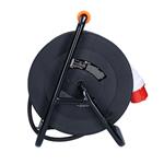 Solight PB40, predlžovací prívod - na bubne, zásuvky 400V + 230V, 25m kábel guma-neopren 5x1,5mm2, IP44