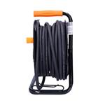 Solight PB41, predlžovací prívod na bubne, 4 zásuvky, 25m, neopren, 3x 2,5mm2, IP44