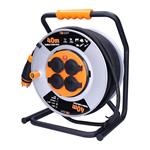 Solight PB43, predlžovací prívod na bubne, 4 zásuvky, 40m, guma H07RN-F, 3x 2,5mm2, IP44