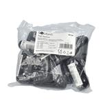Solight PF-SB, vypínač šnúrový, jednopólový priechodný, čierny