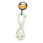 Solight PF01, flexo šnúra, 3x 1mm2, biela, 2m