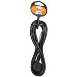 Solight PF04, flexo šnúra, 3x 1mm2, čierna, 2m