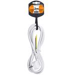 Solight PF20, flexo kábel 2,0m, 3x 1,5mm2, biela