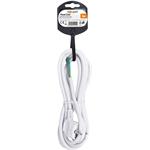 Solight PF21, flexo šnúra, 3x 1,5mm2, biela, 3m