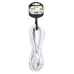 Solight PF21, flexo šnúra, 3x 1,5mm2, biela, 3m