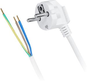 Solight PF21, flexo šnúra, 3x 1,5mm2, biela, 3m