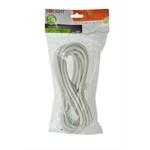 Solight PF22, flexo šnúra, 3x 1,5mm2, biela, 5m