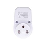 Solight PO20, prepäťová ochrana, 236J, 1 zásuvka, biela