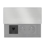 Solight PP128-RJ45, RJ45 Cat6 doplnkový modul pre vstavané zásuvky série PP128