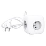 Solight PP145C, 3z + USB A+C predlžovací prívod - kocka, 2m, 3 x 1mm2, biely, vypínač