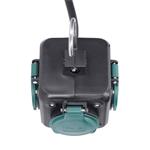 Solight PP326, predlžovací prívod kocka 5m, 3 zásuvky IP44, 3 x 1.5mm2, kábel guma H05RR-F