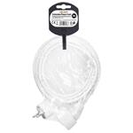 Solight PS04X, predlžovací prívod 5m, 1 zásuvka, 16A/3680W, PVC, biely