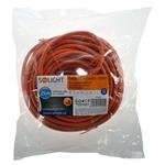 Solight PS09, predlžovací kábel 230V 1x zásuvka 25,0m oranžový