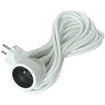Solight PS19, predlžovací kábel 230V 1x zásuvka 15,0m biely
