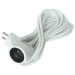 Solight PS19, predlžovací kábel 230V 1x zásuvka 15,0m biely