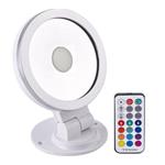 Solight RGB LED reflektor, 10W, diaľkový ovládač, bielo-strieborný