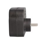 Solight rozbočovač 2 x 16A, USB A+C rychlonabíjačka 20W PD, čierny, vypínač