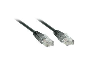 Solight SSC1103E, patch kábel RJ45, cat.5e, UTP, 3,0m, čierny