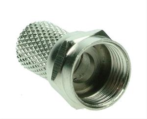 Solight SSN6100E, anténny F-konektor, skrutkovacie, priemer: 6,5mm, 10ks, sáčok