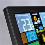 Solight TE81, meteostanica, extra veľký farebný LCD, čierna