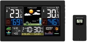 Solight TE81XL, meteostanica, čierna