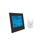Solight TE83, meteostanica, čiernobiely displej, modré podsvietenie, vonkajšia/vnútorná teplota, vonkajšia/vnútorná vlhk
