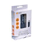 Solight USB-C nabíjací adaptér do auta, 5V/2100mA, 12-24V, čierna