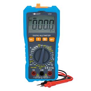 Solight V31, multimeter, max AC 750V/10A, max. DC 1000V/10A, odpor, kapacita, frekvencia, NCV