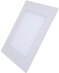 Solight WD103, LED mini panel, podhľadový, 6W, 400lm, 3000K, tenký, štvorcový, biely