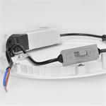 Solight WD146, LED mini panel CCT, podhľadový, 6W, 450lm, 3000K, 4000K, 6000K, okrúhly