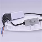 Solight WD147, LED mini panel CCT, podhľadový, 6W, 450lm, 3000K, 4000K, 6000K, štvorcový