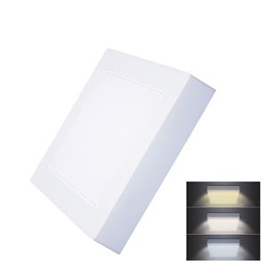 Solight WD171, LED mini panel CCT, prisazený, 12W, 900lm, 3000K, 4000K, 6000K, štvorcový