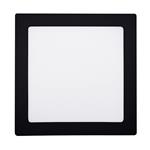 Solight WD173-B, LED mini panel CCT, prisazený, 18W, 1530lm, 3000K, 4000K, 6000K, štvorcový, čierna farba