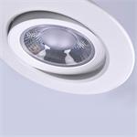 Solight WD210, LED podhľadové svietidlo bodové, 5W, 400lm, 3000K, okrúhle, 38°, biele