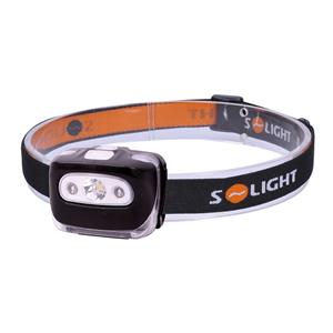 Solight WH27 čelová LED svietidlo, 3W + červené svetlo, 3x AAA