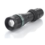 Solight WL09, svietidlo kovové 3W CREE LED čierne fokus 3xAAA