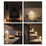Solight WL920, nabíjacie nočné LED svetielko s pohybovým a svetelným sensorom, 0,5W, 3000K, Li-Ion