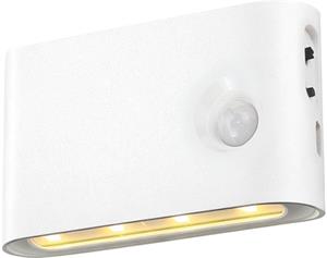 Solight WL920, nabíjacie nočné LED svetielko s pohybovým a svetelným sensorom, 0,5W, 3000K, Li-Ion